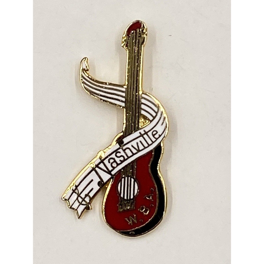 Nashville Guitar Women’s‎ Bowling Asssociation WBA Lapel Pin